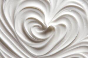 Whipped cream texture. . photo