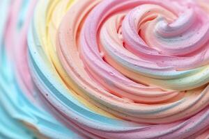 Pastel colorful ice cream texture. . photo
