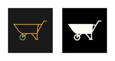 Wheelbarrow Vector Icon