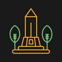 icono de vector de monumento