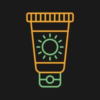 Sun Cream Vector Icon