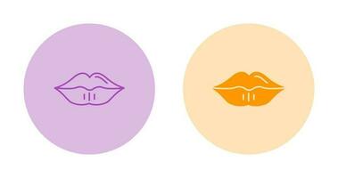 icono de vector de labios