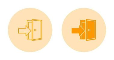 Exit Door Vector Icon