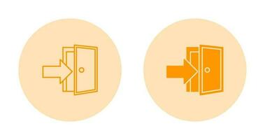 Exit Door Vector Icon