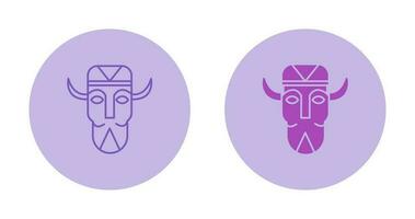 African Mask Vector Icon