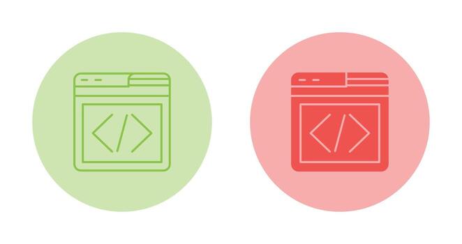 Web Programing Vector Icon