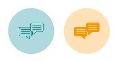 Chatting Vector Icon