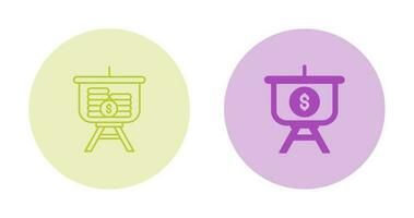 Dollar Presentation Vector Icon