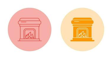 Fireplace Vector Icon