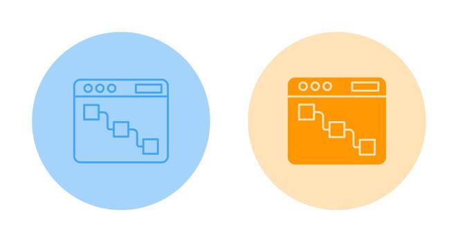 icono de vector de secuencia