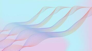 Curve Line Blue Abstract Background photo