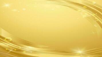 Gold Abstract Curve Background photo