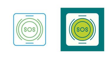 Emergency Button Vector Icon