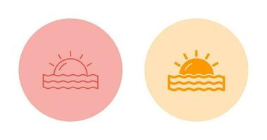 Sunset Vector Icon