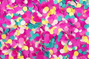 colorful confetti fancy background photo