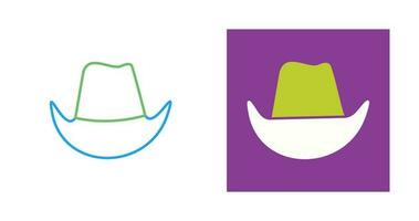 icono de vector de sombrero de vaquero