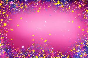 colorful confetti fancy background photo