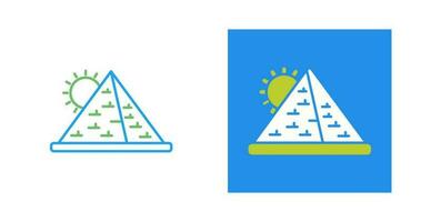 Pyramid Vector Icon