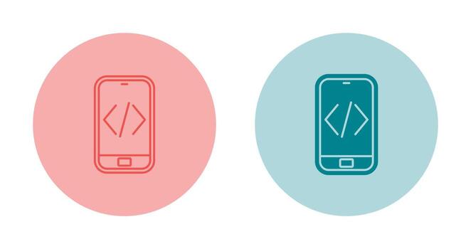 icono de vector de codificación