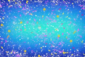 colorful confetti fancy background photo