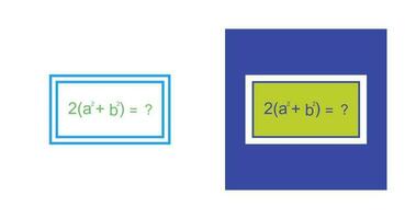 Solving Formula Vector Icon