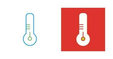 icono de vector de baja temperatura