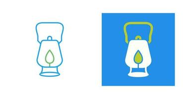 Oil Lamp Vector Icon