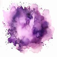 Hand painter colors watercolor stain texture background or watercolor splash background. photo