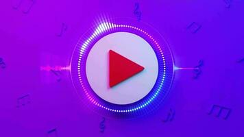 Music audio player video