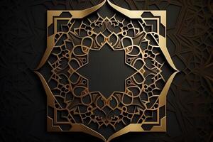 Islamic creative arabic pattern background photo