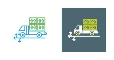 Multiple Delivery Points Vector Icon