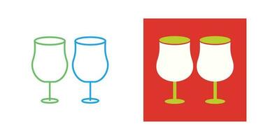 Party Glasses Vector Icon