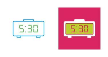 Digital Clock Vector Icon