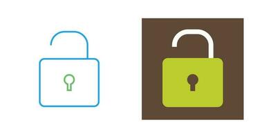 Open Lock Vector Icon