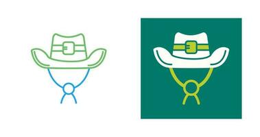 icono de vector de sombrero de vaquero