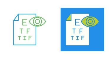 icono de vector de prueba de ojo