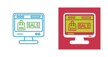 Online Sale Vector Icon