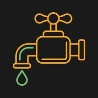 Water Faucet Vector Icon