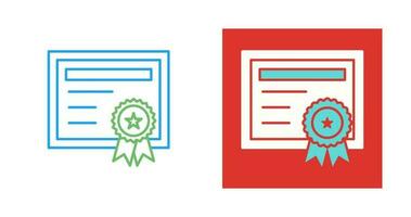 Certificate Vector Icon