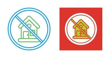 No House Vector Icon