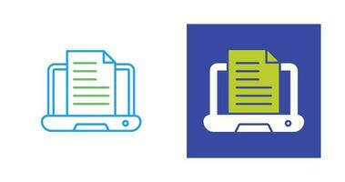 Content Writing Vector Icon