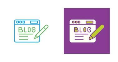 Blog Vector Icon