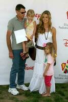 Denise Richards  father  her daughters arriving at the A Time for Heroes Pediatric AIDS 2008 benefit at the Veterans Administration grounds Westwood CA June 8 2008 2008 Kathy Hutchins Hutchins Photo