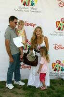 Denise Richards  father  her daughters arriving at the A Time for Heroes Pediatric AIDS 2008 benefit at the Veterans Administration grounds Westwood CA June 8 2008 2008 Kathy Hutchins Hutchins Photo