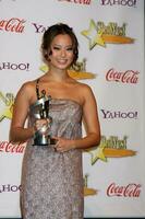 Jamie Chung in the Press Room of the ShoWest Awards Gala at the Paris Hotel  Casino in Las Vegas NV on April 2 2009 2009 Kathy Hutchins Hutchins Photo