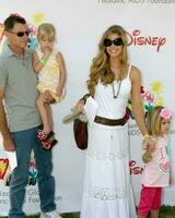 Denise Richards  father  her daughters arriving at the A Time for Heroes Pediatric AIDS 2008 benefit at the Veterans Administration grounds Westwood CA June 8 2008 2008 Kathy Hutchins Hutchins Photo