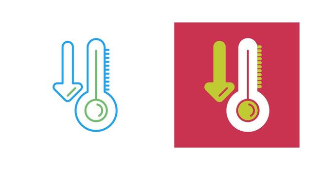 Low Temperature Vector Icon