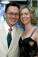 Michael Emerson  Carrie Preston arriving at the Towelhead Premiere at the ArcLight Theaters in r Los Angeles CA on September 3 2008 2008 Kathy Hutchins Hutchins Photo