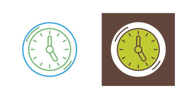icono de vector de reloj