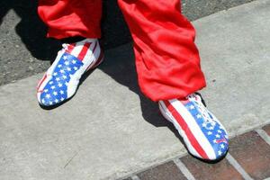 Graham Rahal shoes at the Toyota ProCeleb Qualifying Day on April 17 2009 at the Long Beach Grand Prix course in Long Beach California 2009 Kathy Hutchins Hutchins Photo